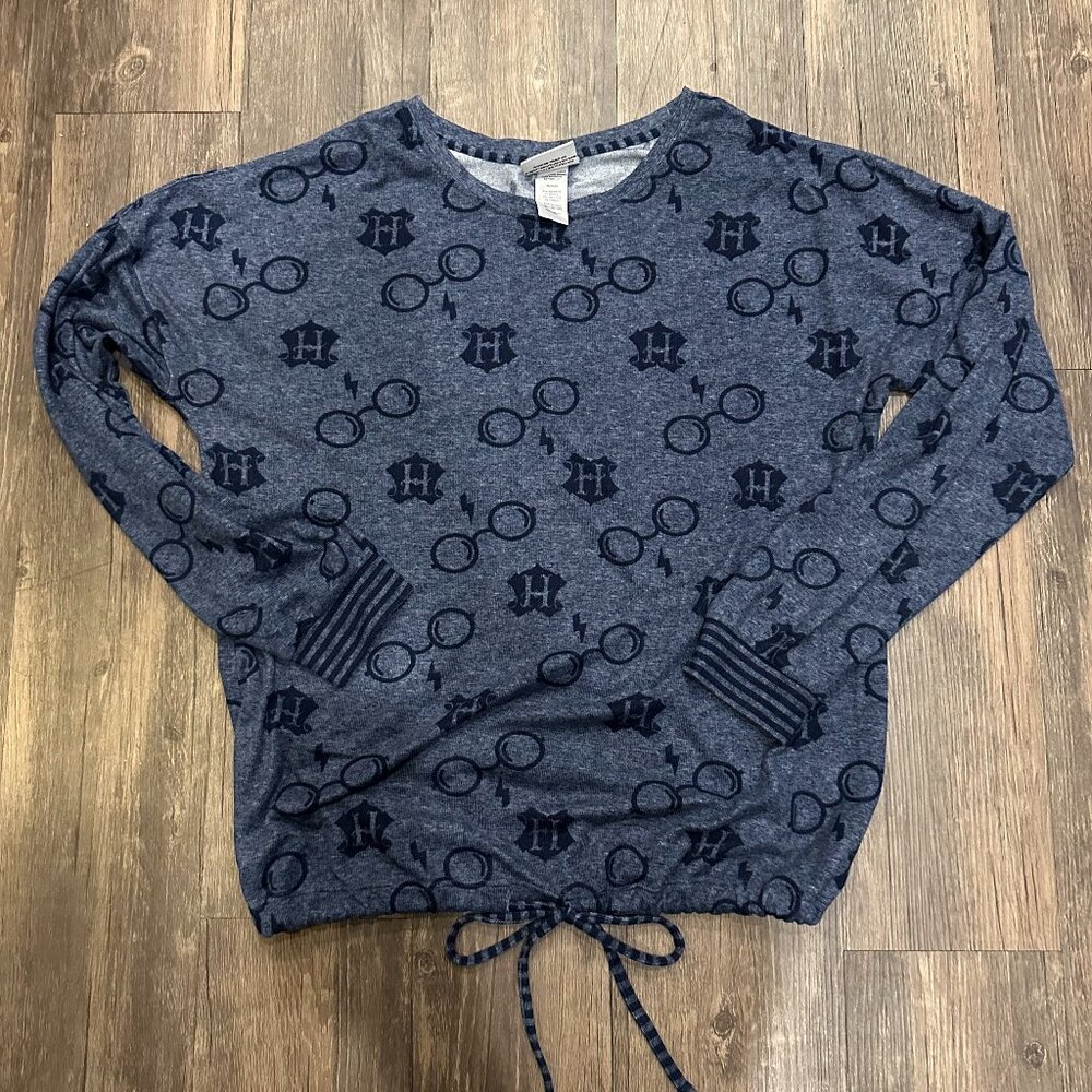 Two-Tone Blue Wizarding World of  Harry Potter Sweater